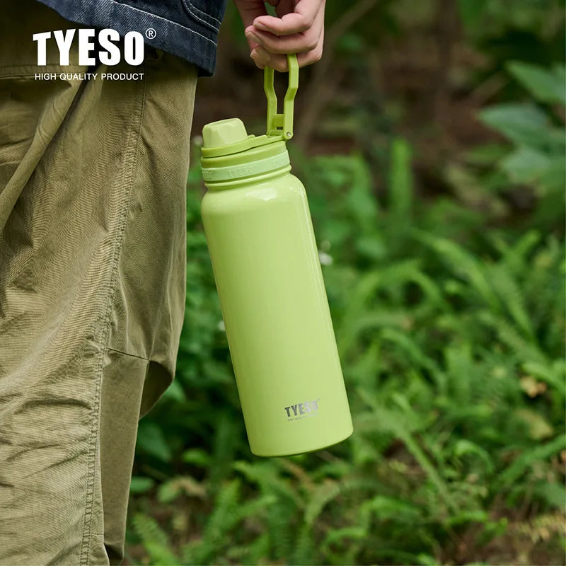 Stainless Steel Vacuum Flask Portable Outdoor Thermos Water Bottle Keeps Cold and Heat